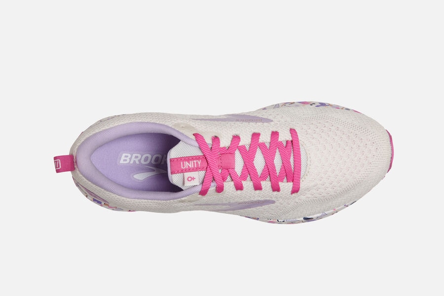 Brooks Revel 4 Road Running Shoes - Womens - White/Pink - LE5679284